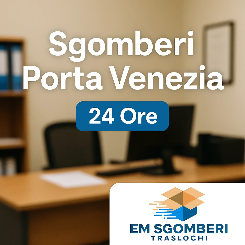 Liberare uno spazio in Porta Venezia, Milano, non è semplice: traffico, ZTL, palazzi d’epoca e tempistiche ristrette possono rendere uno sgombero un vero incubo.