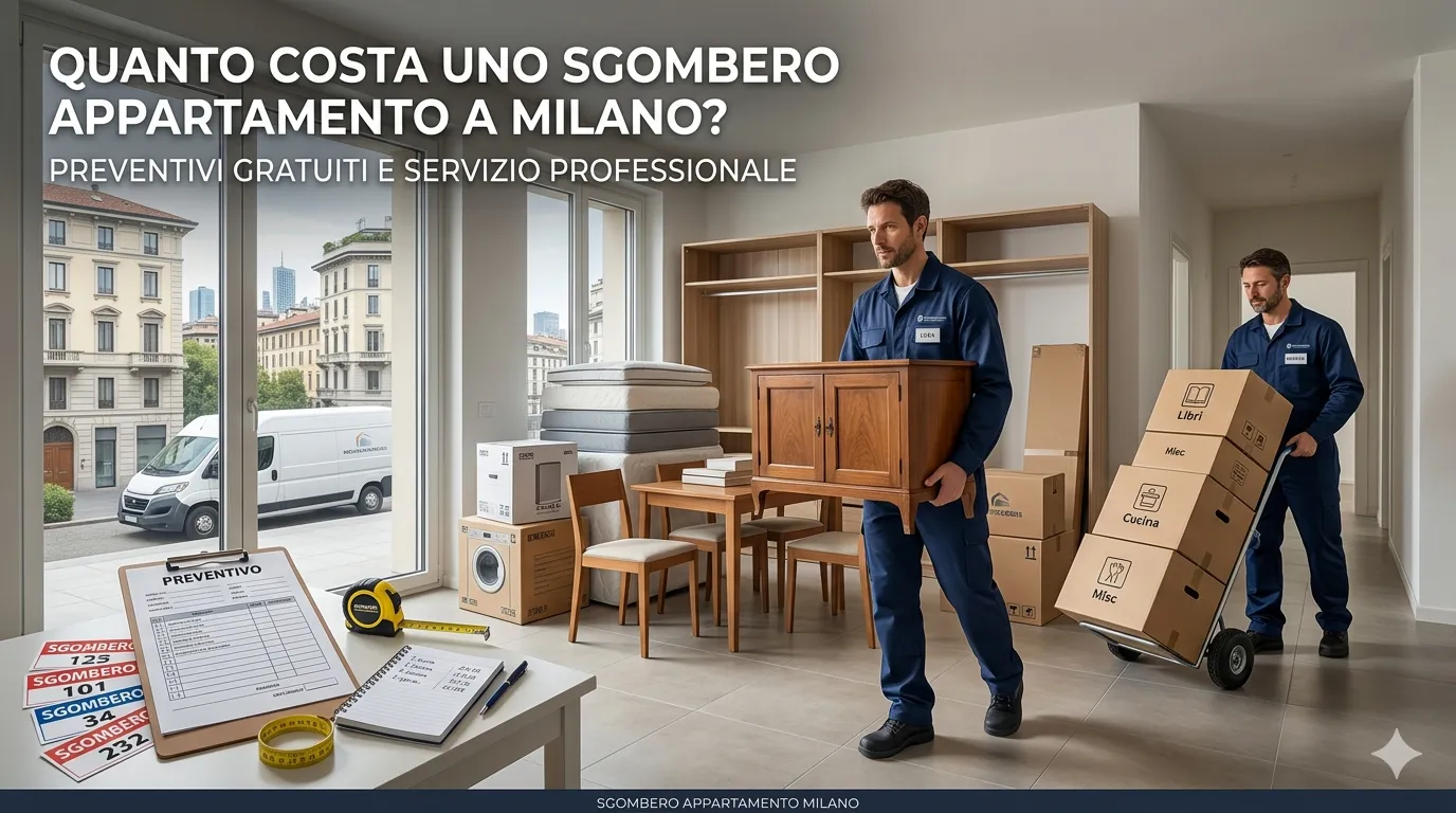 Sgombero appartamento Milano