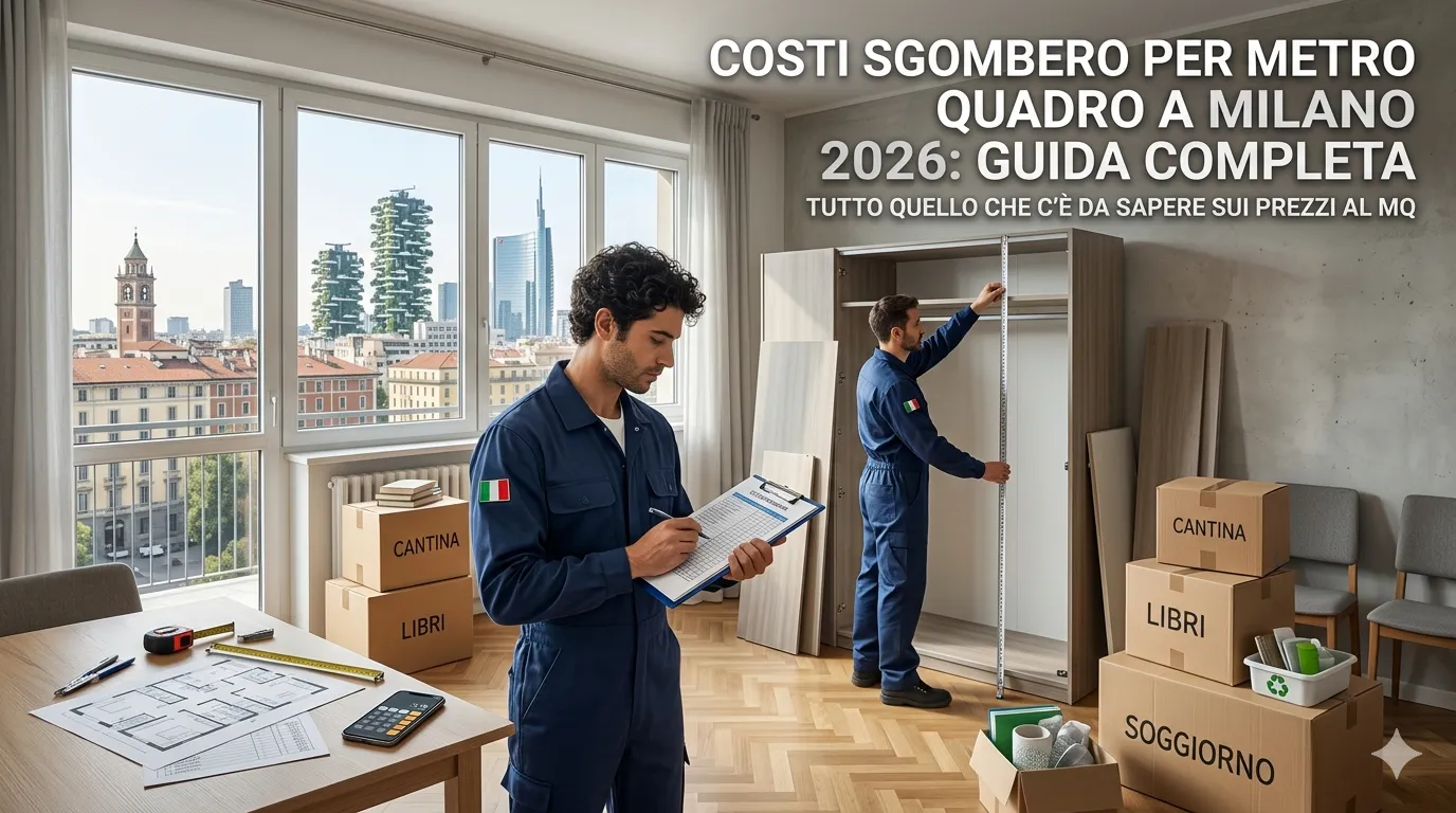 costi sgombero metro quadro milano
