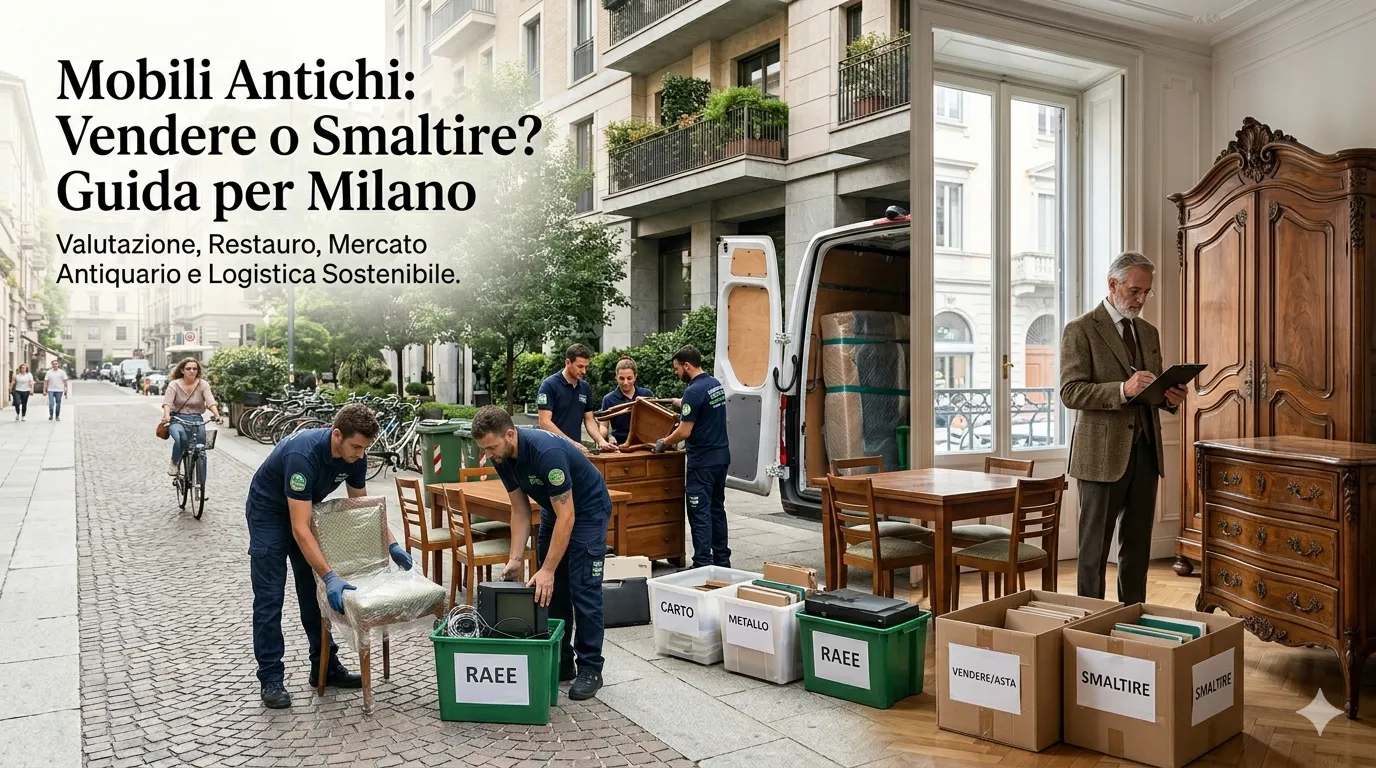 mobili antichi vendere smaltire milano