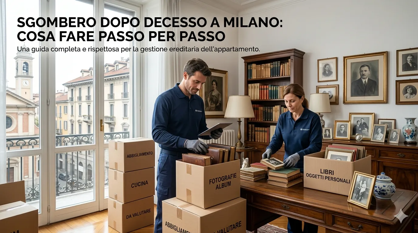 sgombero dopo decesso milano