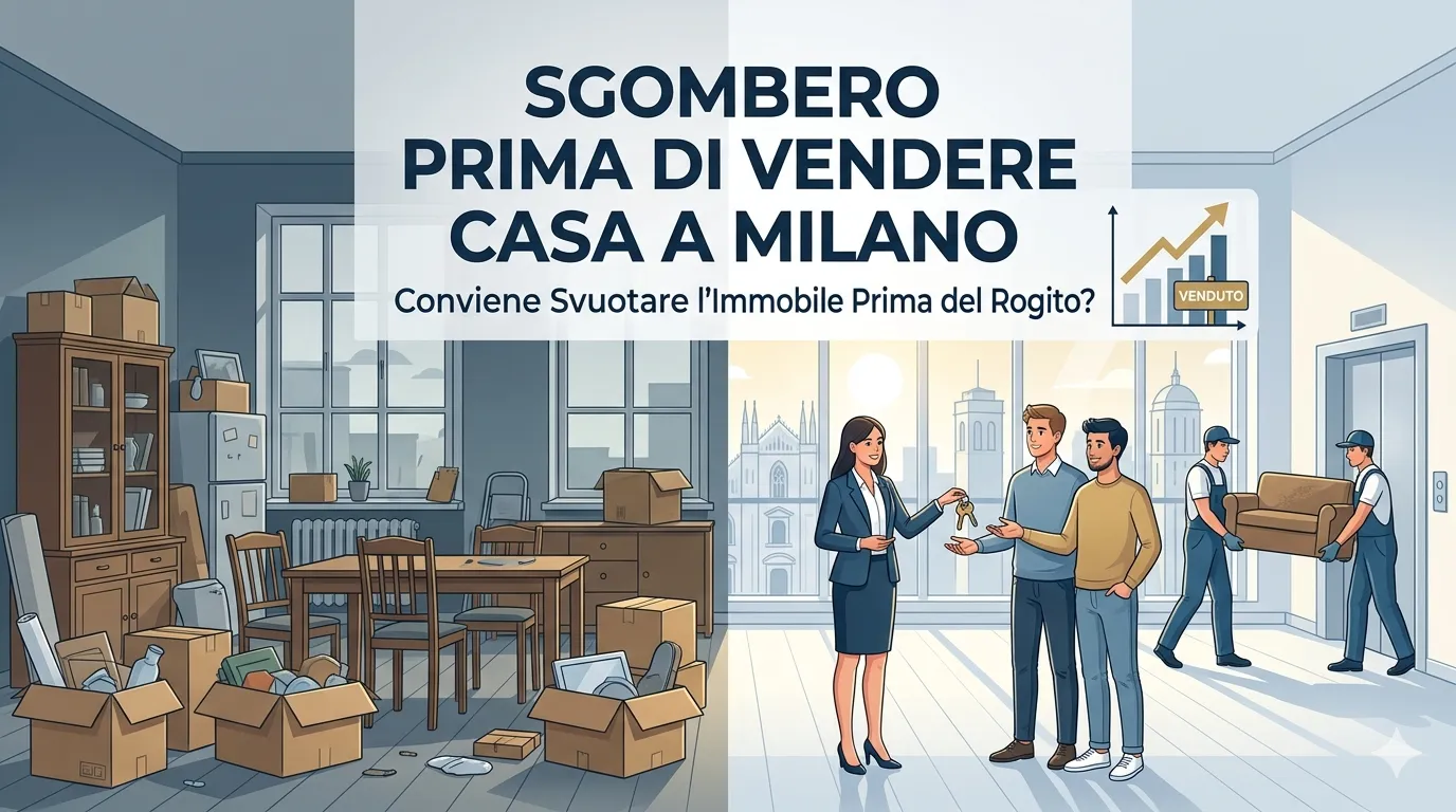 Vendere casa a Milano: serve davvero sgomberarla prima del rogito?